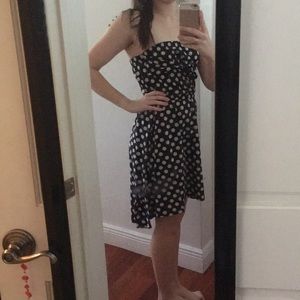 Polka dot high low dress from target